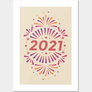 New Year 2021 Posters and Art